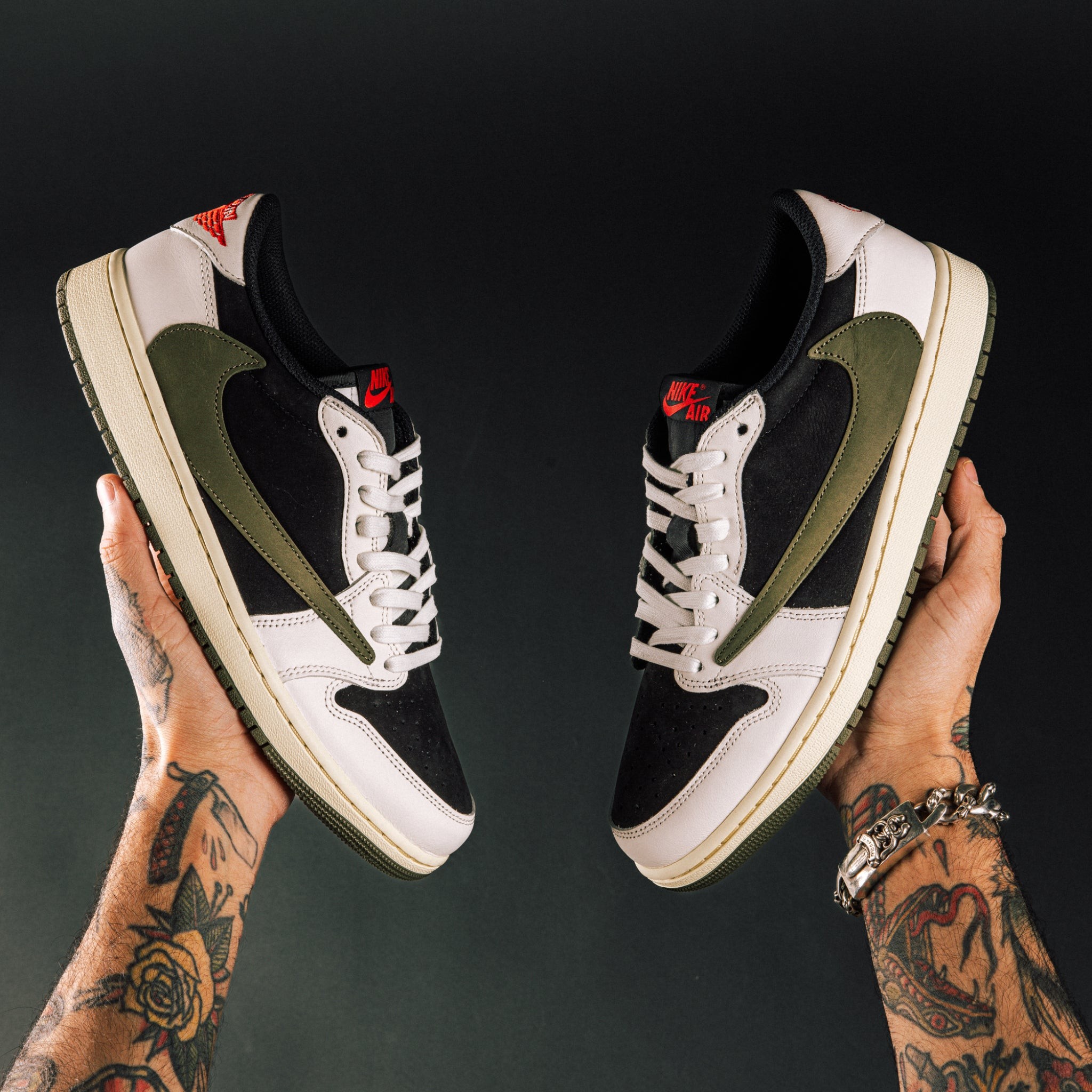 Nike Air Jordan 1 Retro Low OG SP Travis Scott Olive