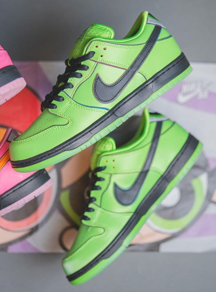 Nike SB Dunk Low The Powerpuff Girls Buttercup