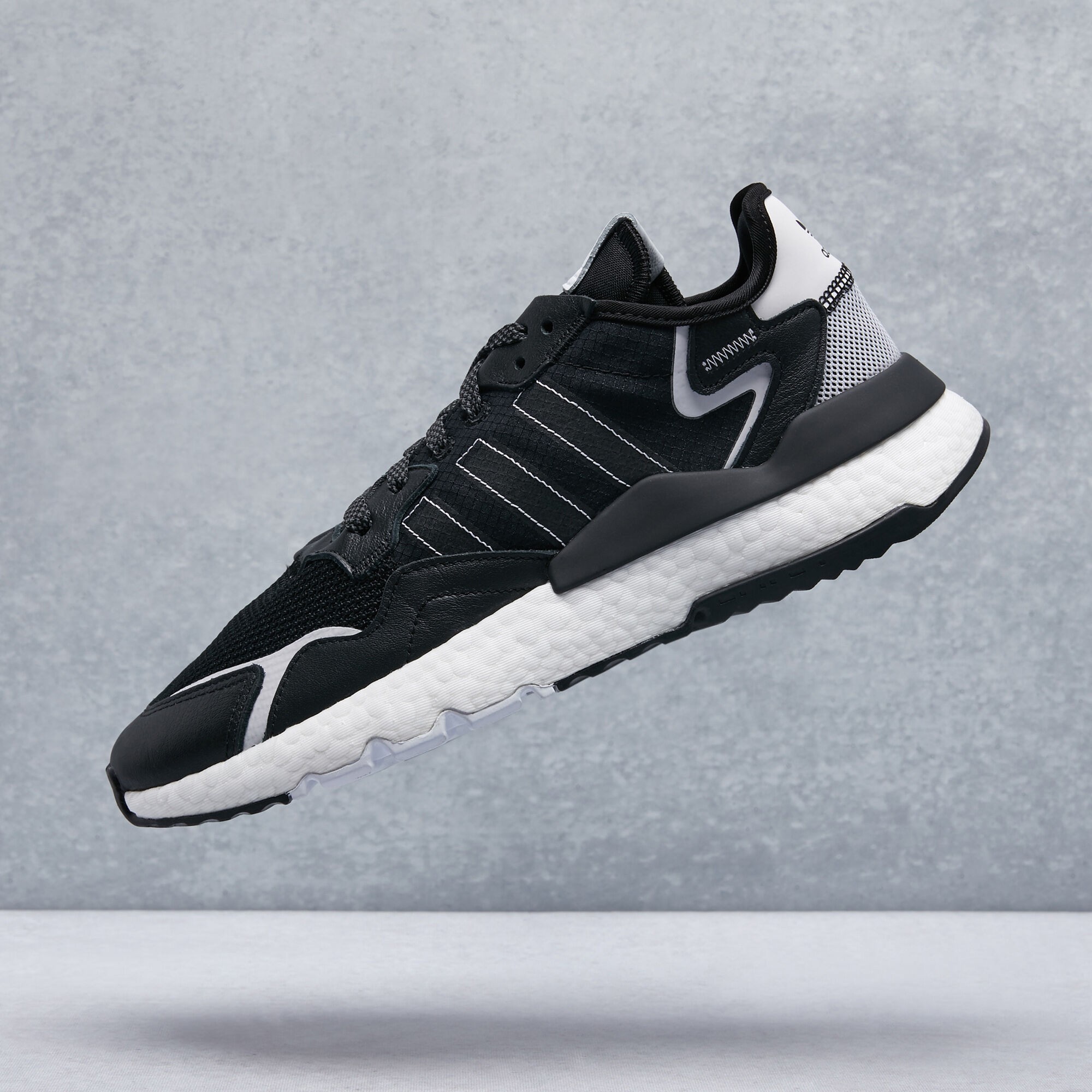 adidas Nite Jogger Core Black White