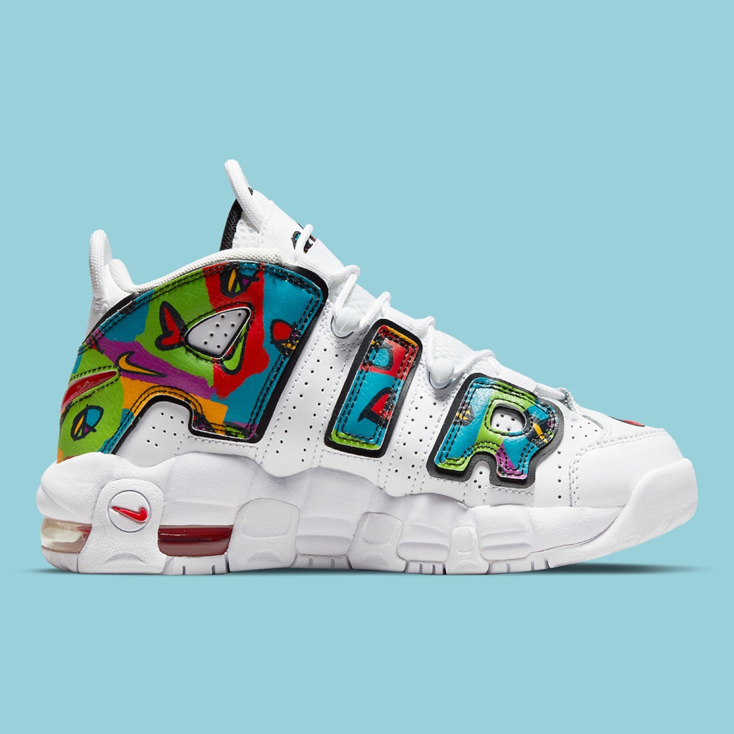 Nike Air More Uptempo Peace, Love, Swoosh