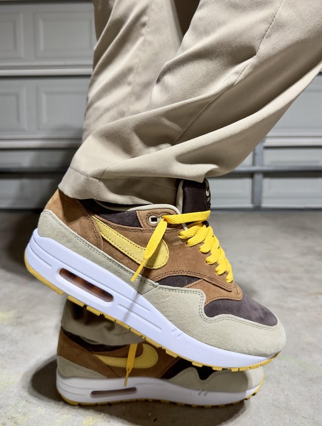 Nike Air Max 1 PRM Duck Pecan Yellow Ochre