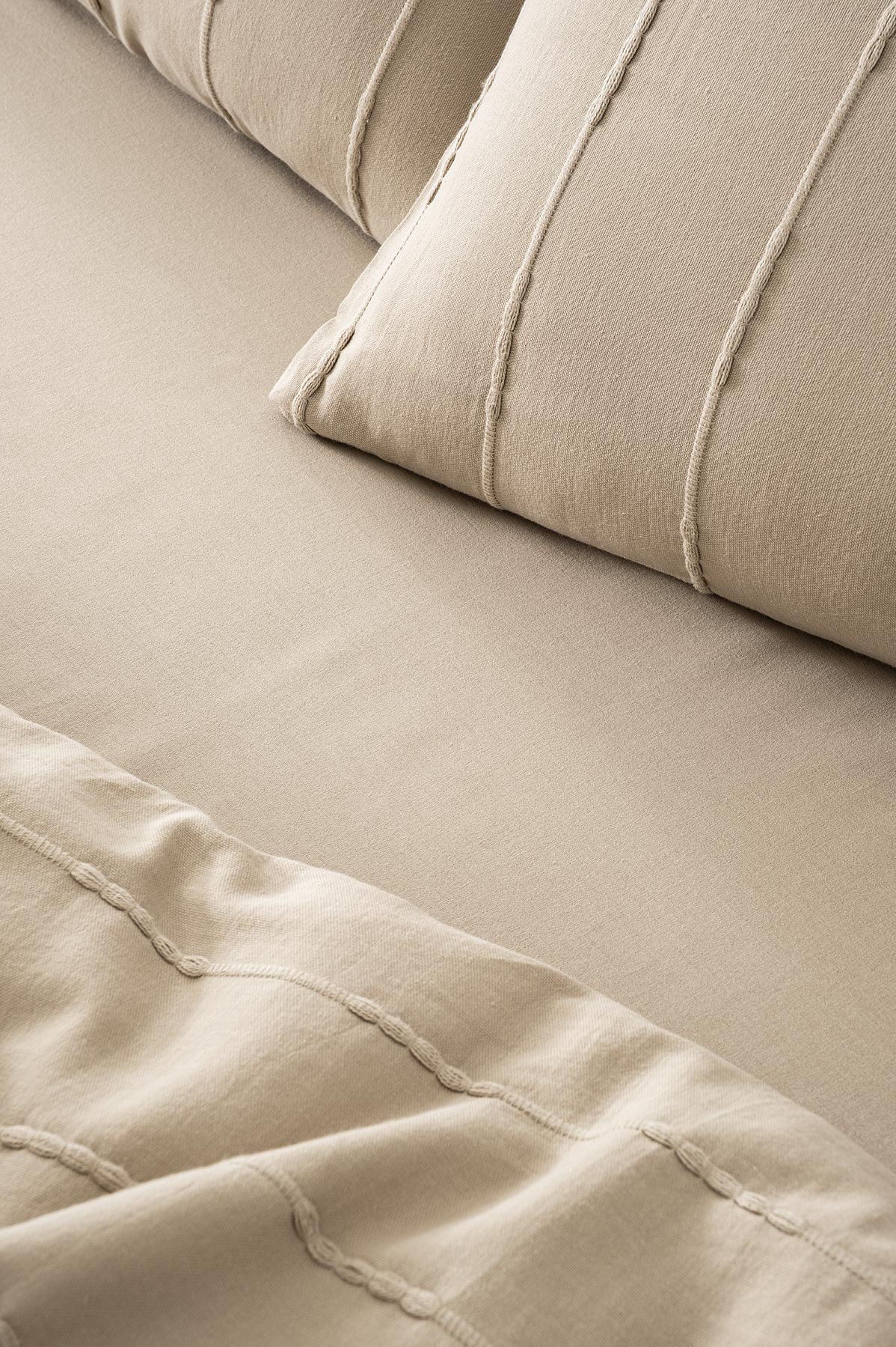 SERWANT HOME SEDEF YATAQ DƏSTİ BEJ İKİ NƏFƏRLİK