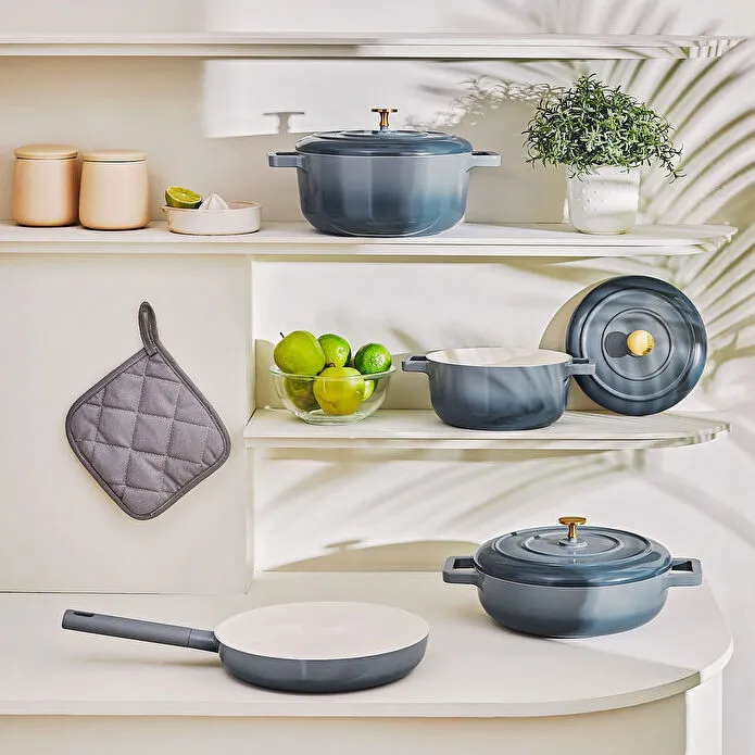 SERWANT COSTA MAVI 7 PARÇA QAZAN DƏSTİ