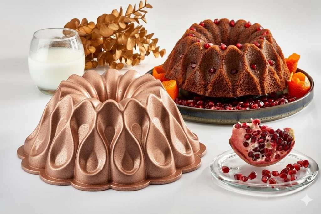 Serwant Damla Tort Qalibi Rose Qızılı