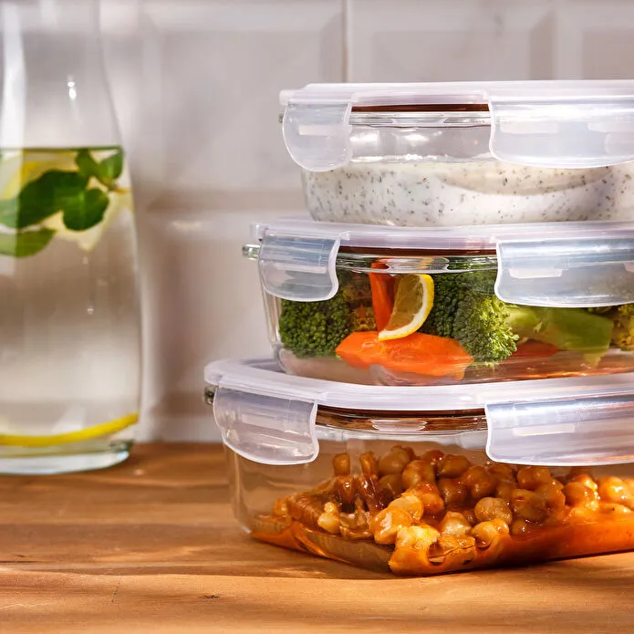 Emsan Lina Borosilikat 3`lü Qəhvəyi