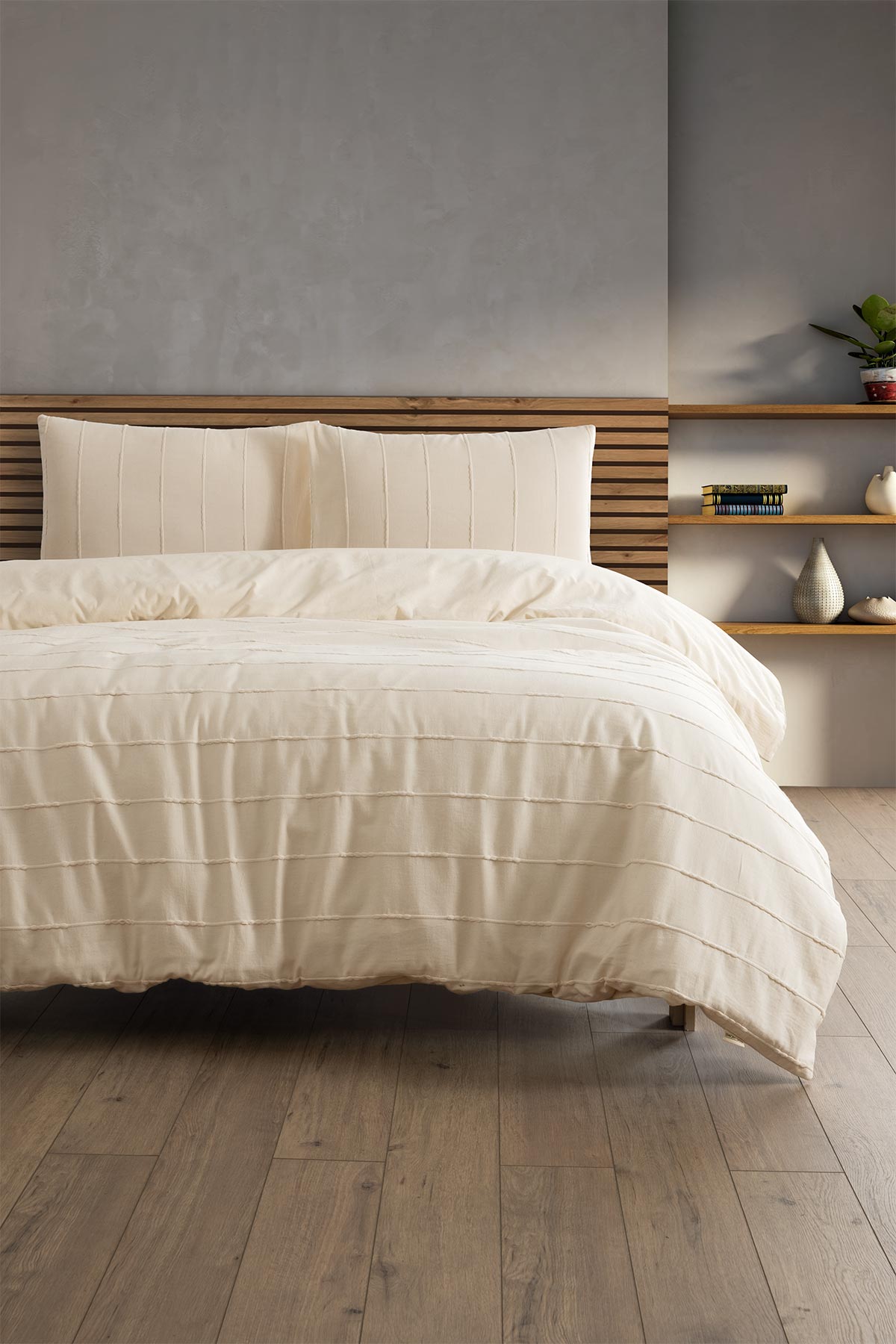 SERWANT HOME YATAQ DƏSTİ SƏDƏF NATUREL İKİ NƏFƏRLİK