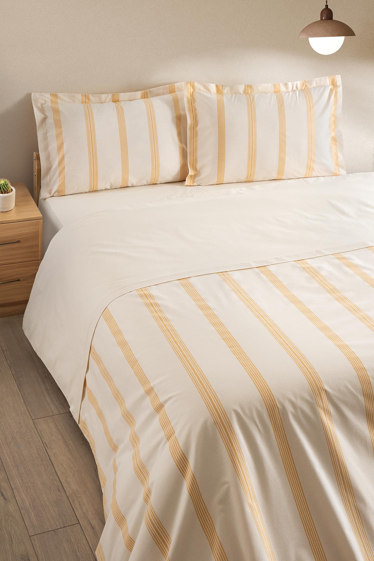 SERWANT HOME ASOS YATAQ DƏSTİ HARDAL ÇIFT KISI