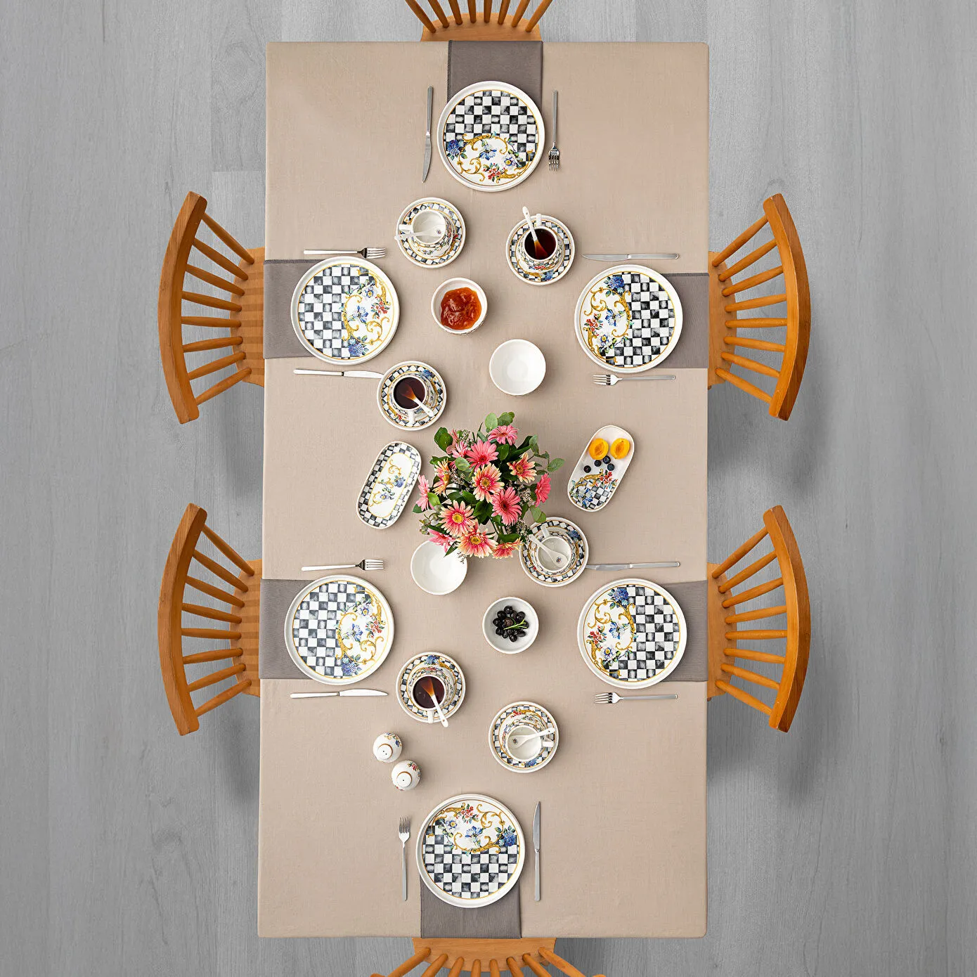 Emsan Victoria 32 Parça Səhər Yeməyi Dəsti