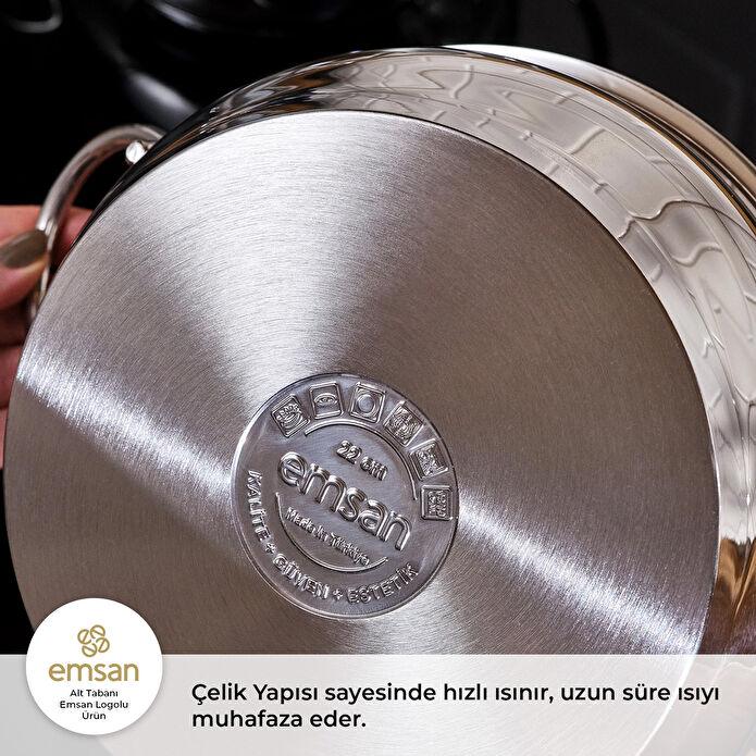 Emsan Cemre 8 Parça Qazan Dəsti