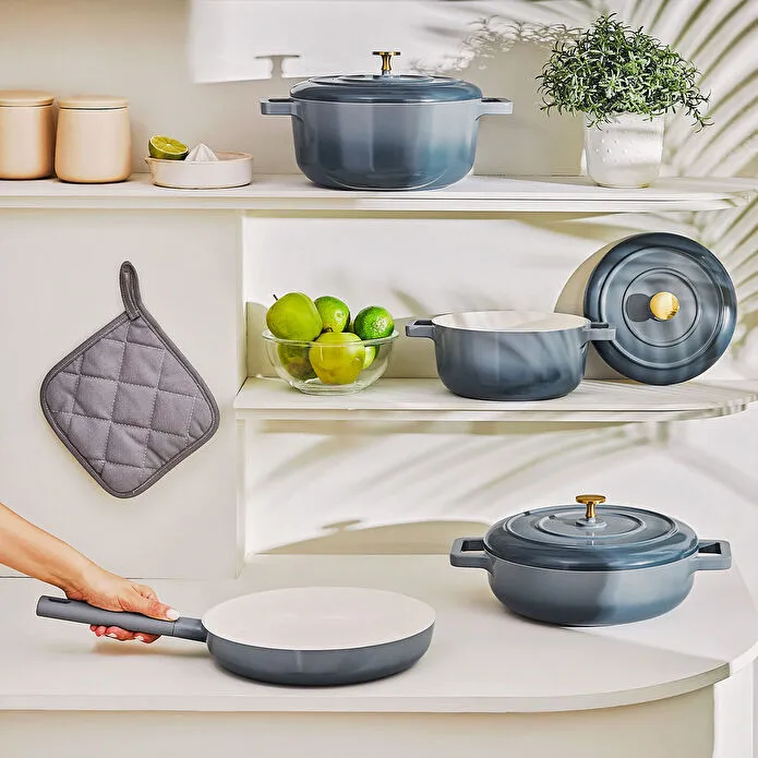 SERWANT COSTA MAVI 7 PARÇA QAZAN DƏSTİ