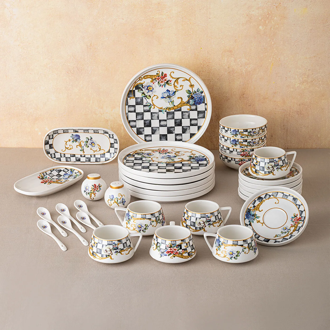 Emsan Victoria 32 Parça Səhər Yeməyi Dəsti