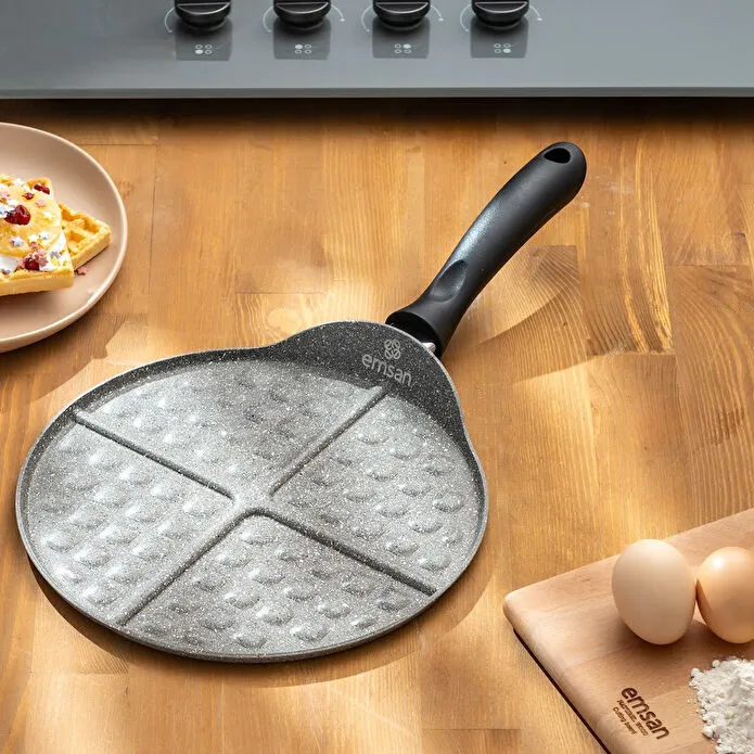 Emsan Rosa Granit Waffle Tavası, 26 Sm
