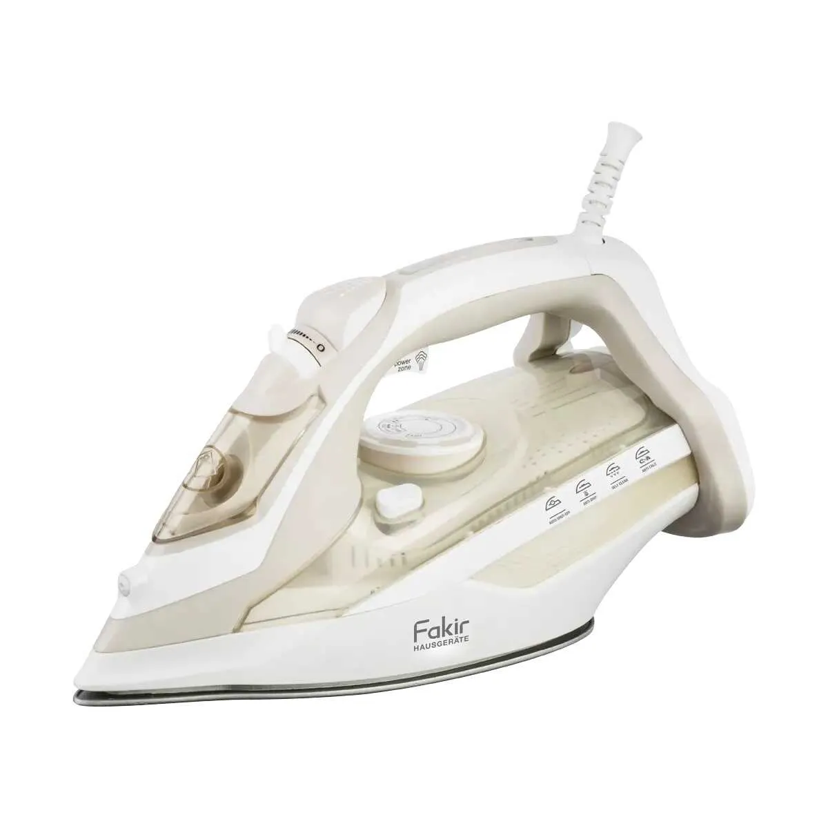 FAKIR UTU VALENS STEAM IRON BEIGE