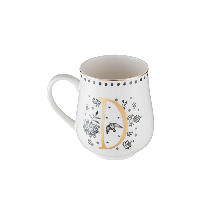 Emsan Artisan D Hərfi Yeni Bone Kupa 220 ml
