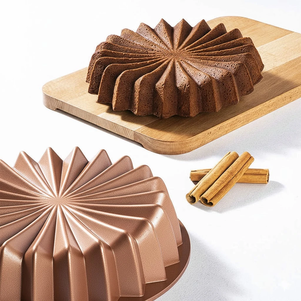 Serwant Yıldız Tart Kek Qabı Rose