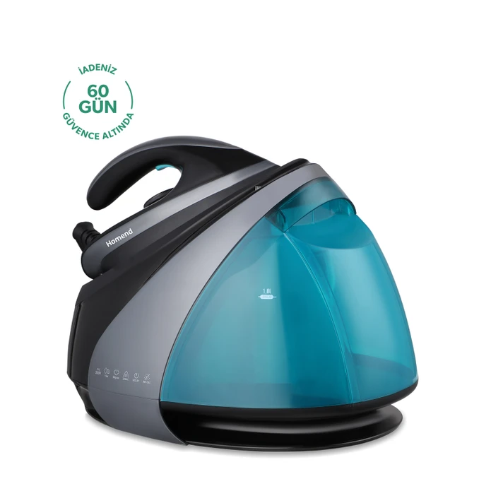 Homend SteamWork 1166H buxarlı ütü (mavi-qara) 