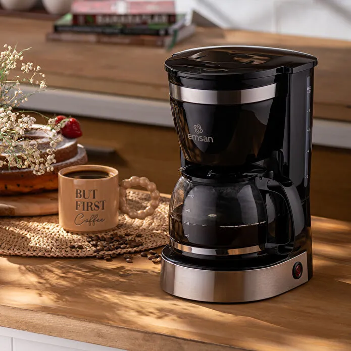 Emsan Kahvezen Filter Qəhvə, Inox Qara