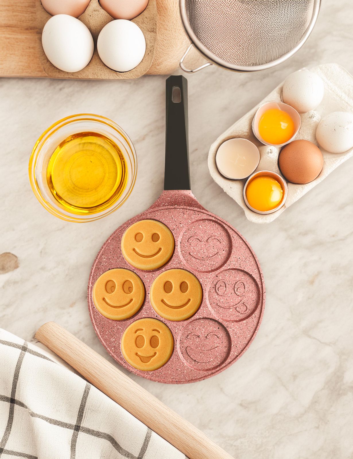 SERWANT Smile Pankeyk Tava Çəhrayı