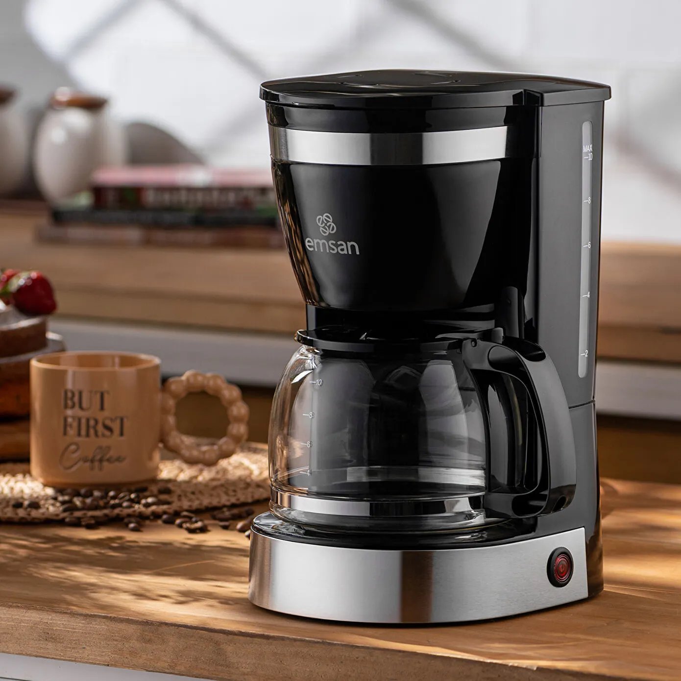 Emsan Kahvezen Filter Qəhvə, Inox Qara