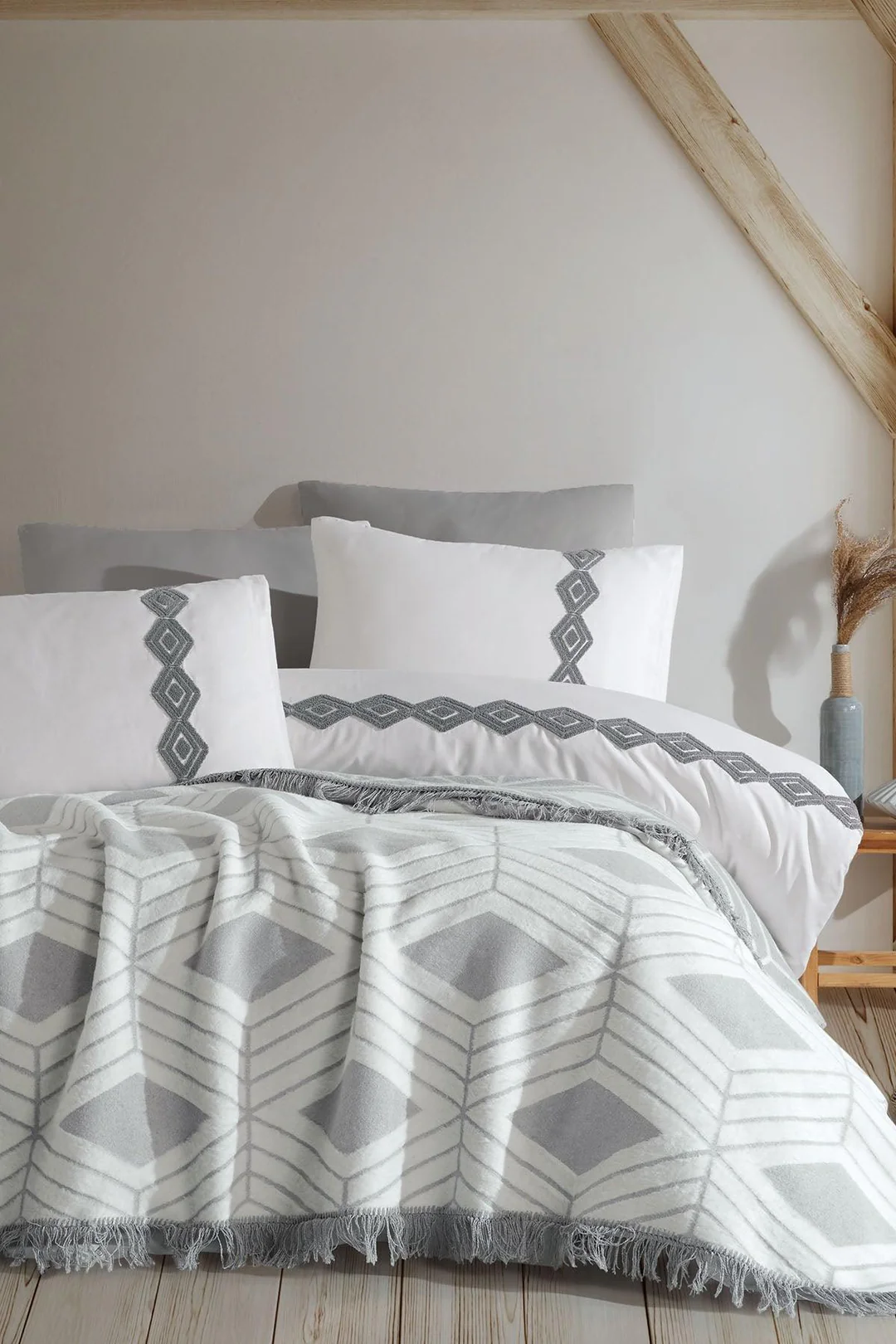 ELART CLARK ƏDYAL CÜT NƏFƏRLİK BOZ