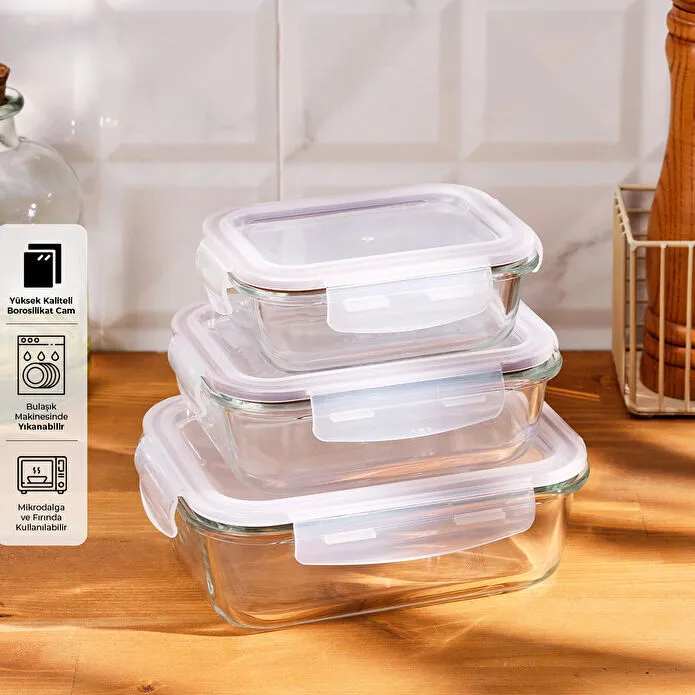 Emsan Lina Borosilikat 3`lü Qəhvəyi