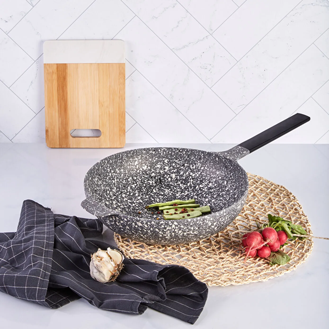 EMSAN PERGE 30 CM WOK TAVA