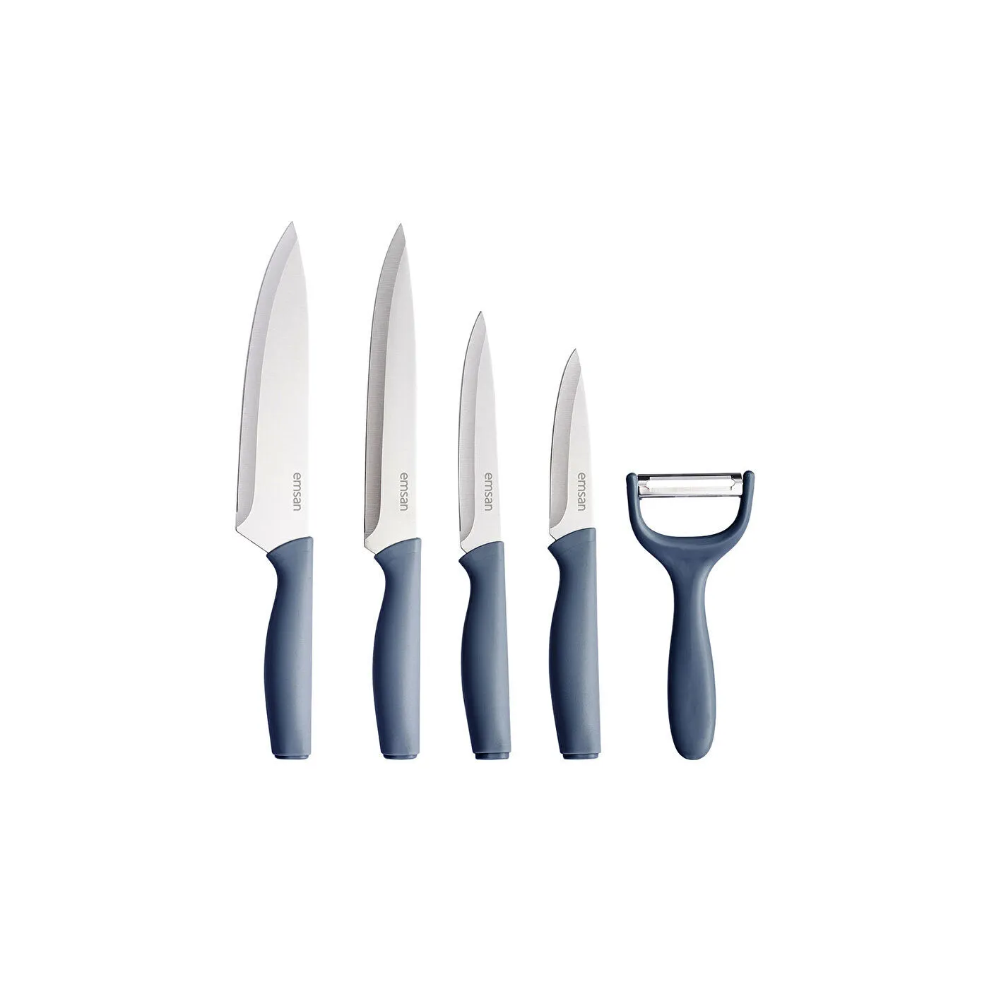 EMSAN LOGOCITY SOYACAKLI 5 LI BICAK SETI INDIGO
