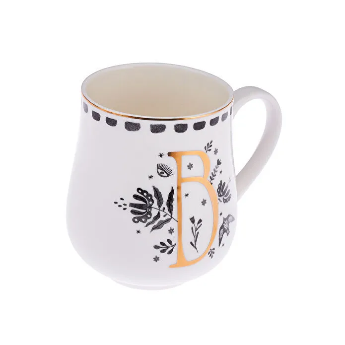 Emsan Artisan B Letter New Bone Fincan 220 ml