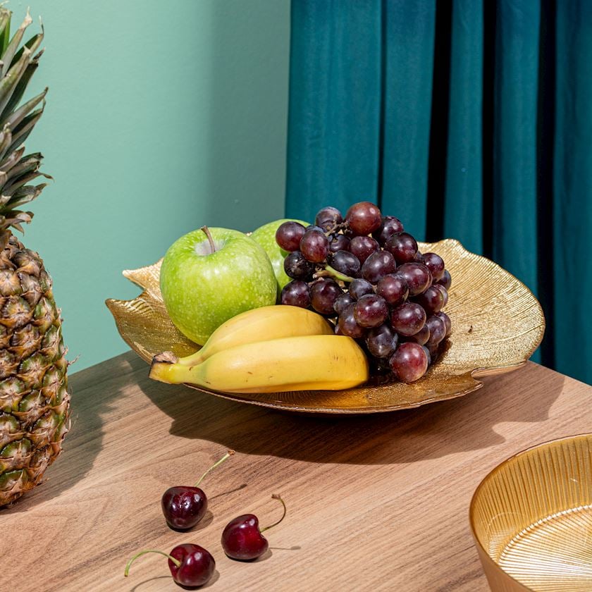 SERWANT SEKUA 30 CM MEYVƏLİK - METALLİK QIZIL