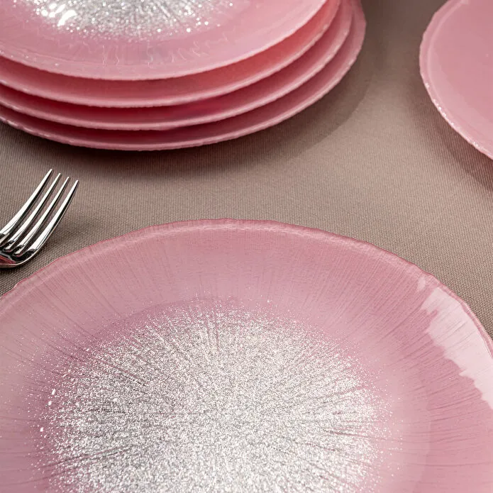 EMSAN PASTEL 7 Parça Şüşə Şirniyyat Qabı