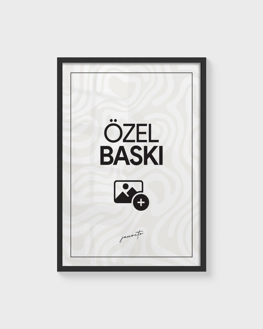 Kendi Posterini Bastır Çerçevesiz Poster