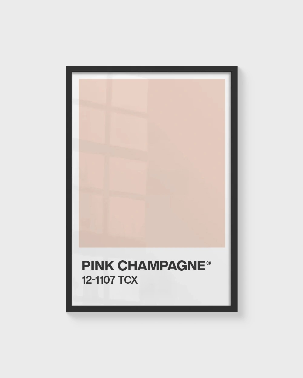 Senin Rengin | Pink Champagne Pantone Çerçevesiz Poster