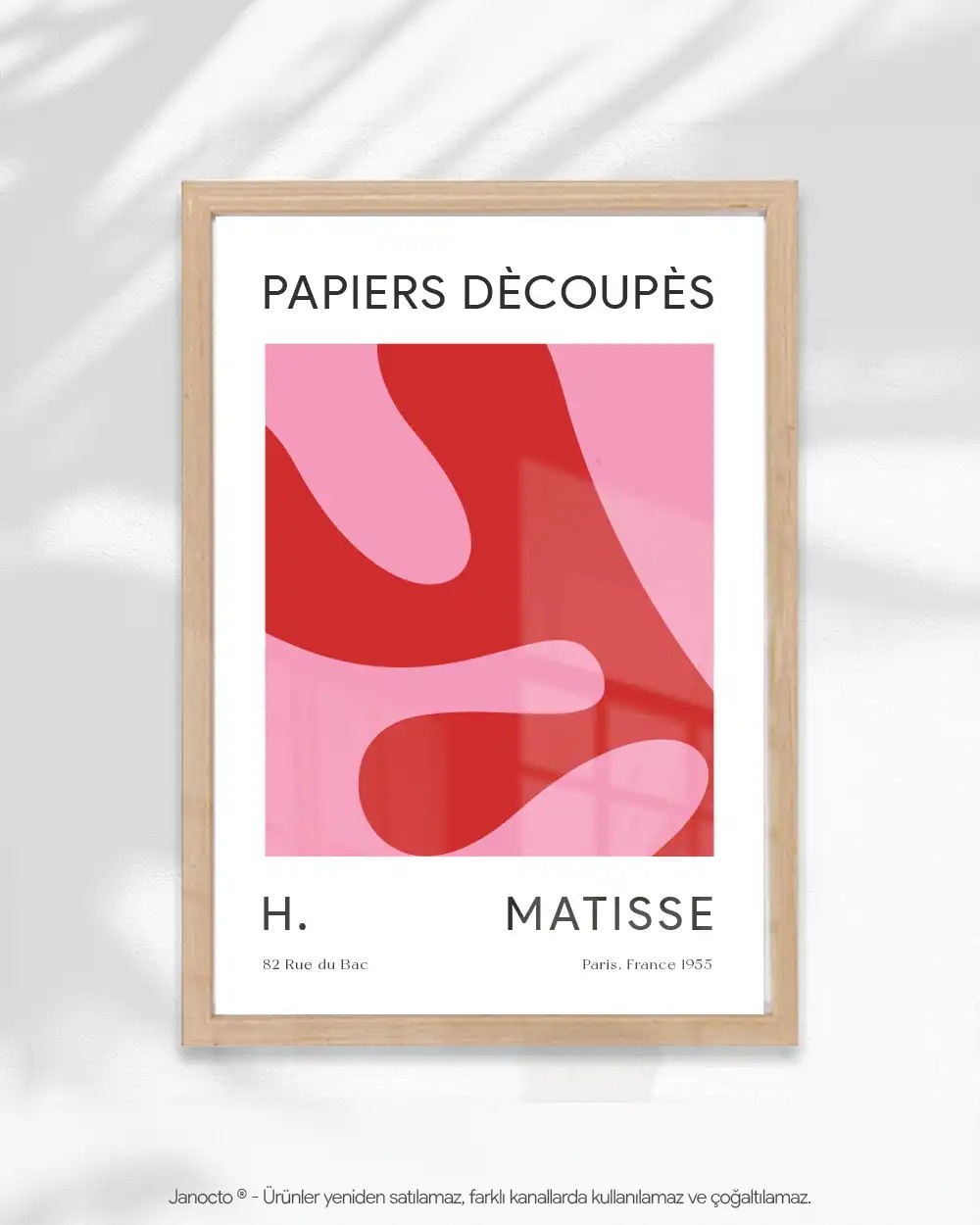 Matisse No:04 Soyut Çerçevesiz Poster