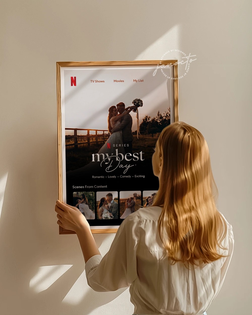 My Best Day | Kişiye Özel Çerçevesiz Poster