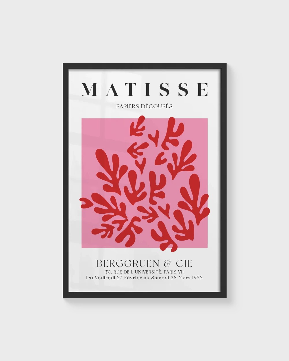 Matisse No:03 Soyut Çerçevesiz Poster