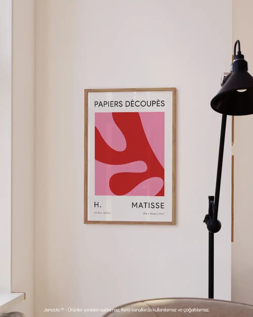 Matisse No:04 Soyut Çerçevesiz Poster