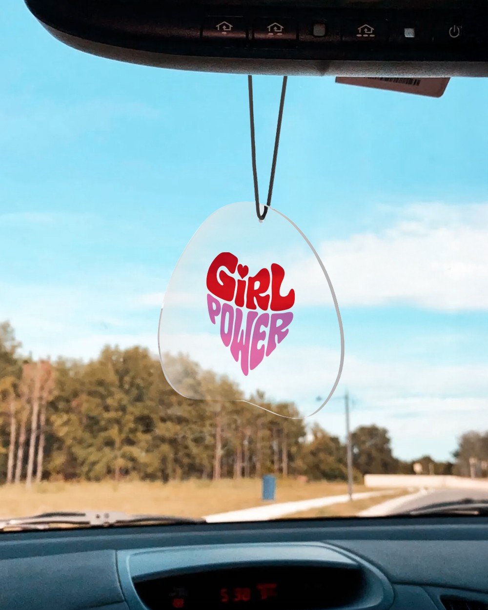 Car&Love | Girl Power Pleksi Dikiz Aynası Süsü