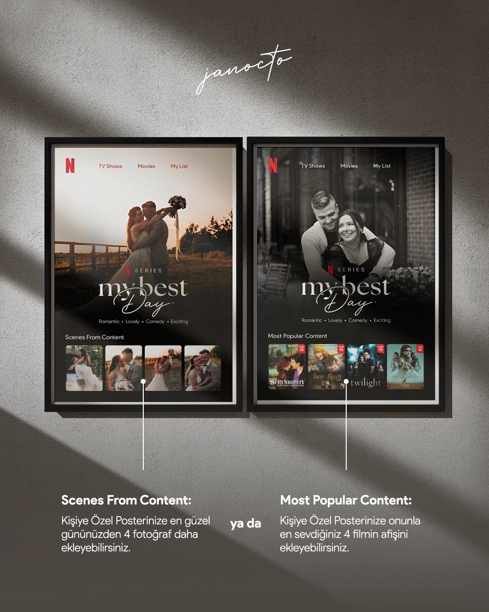 My Best Day | Kişiye Özel Çerçevesiz Poster