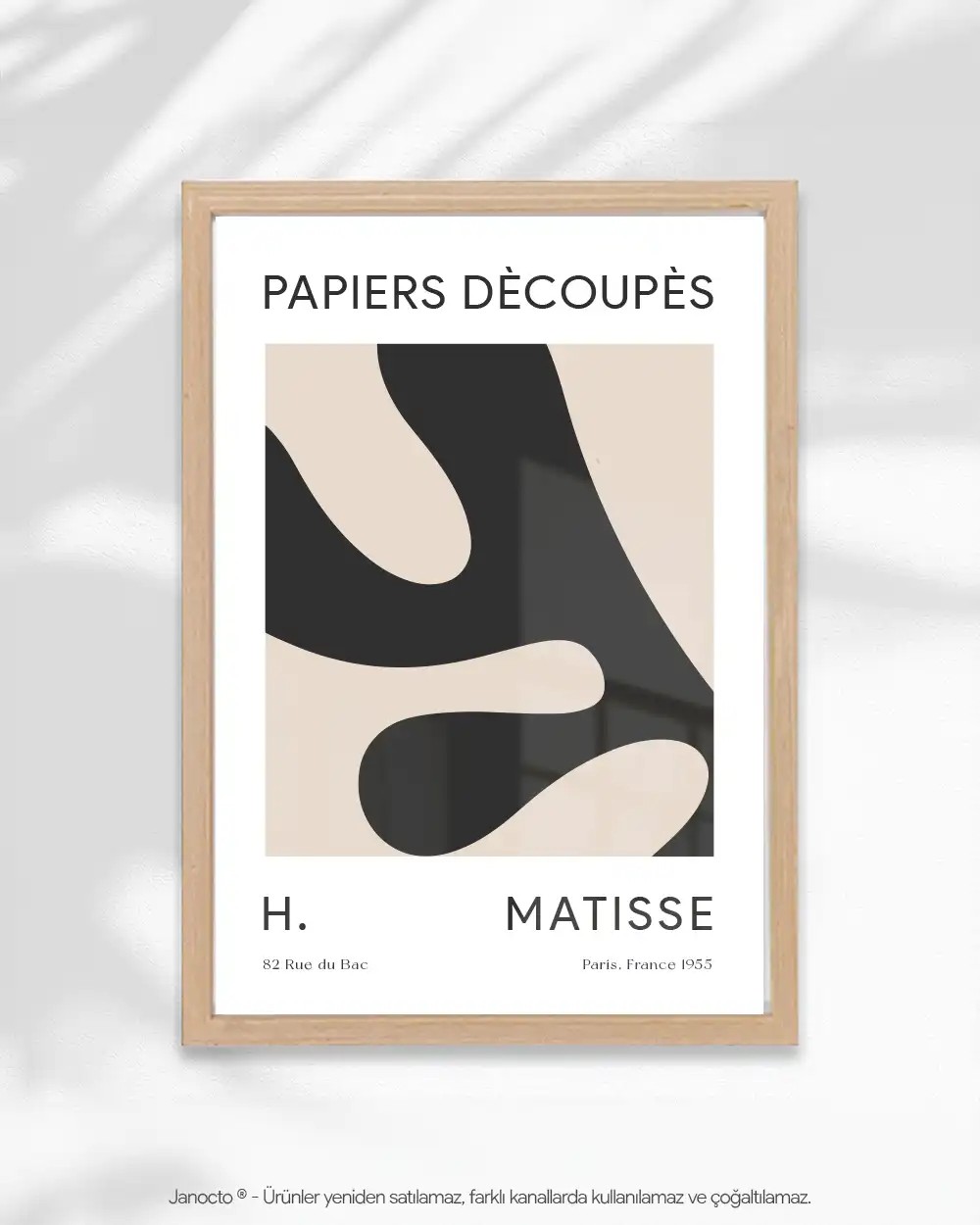 Matisse No:04 Soyut Çerçevesiz Poster