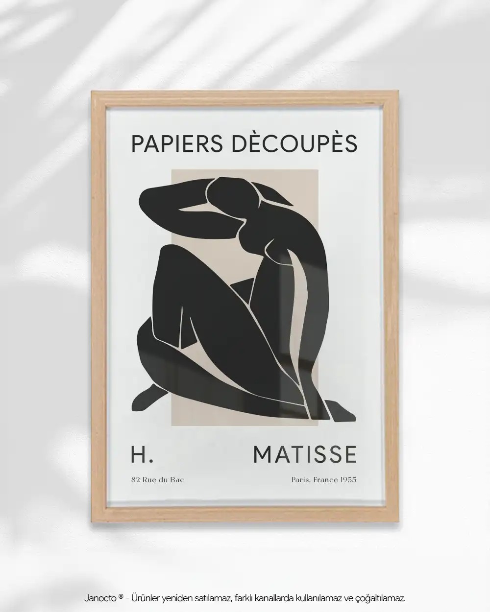 Matisse No:02 Soyut Çerçevesiz Poster