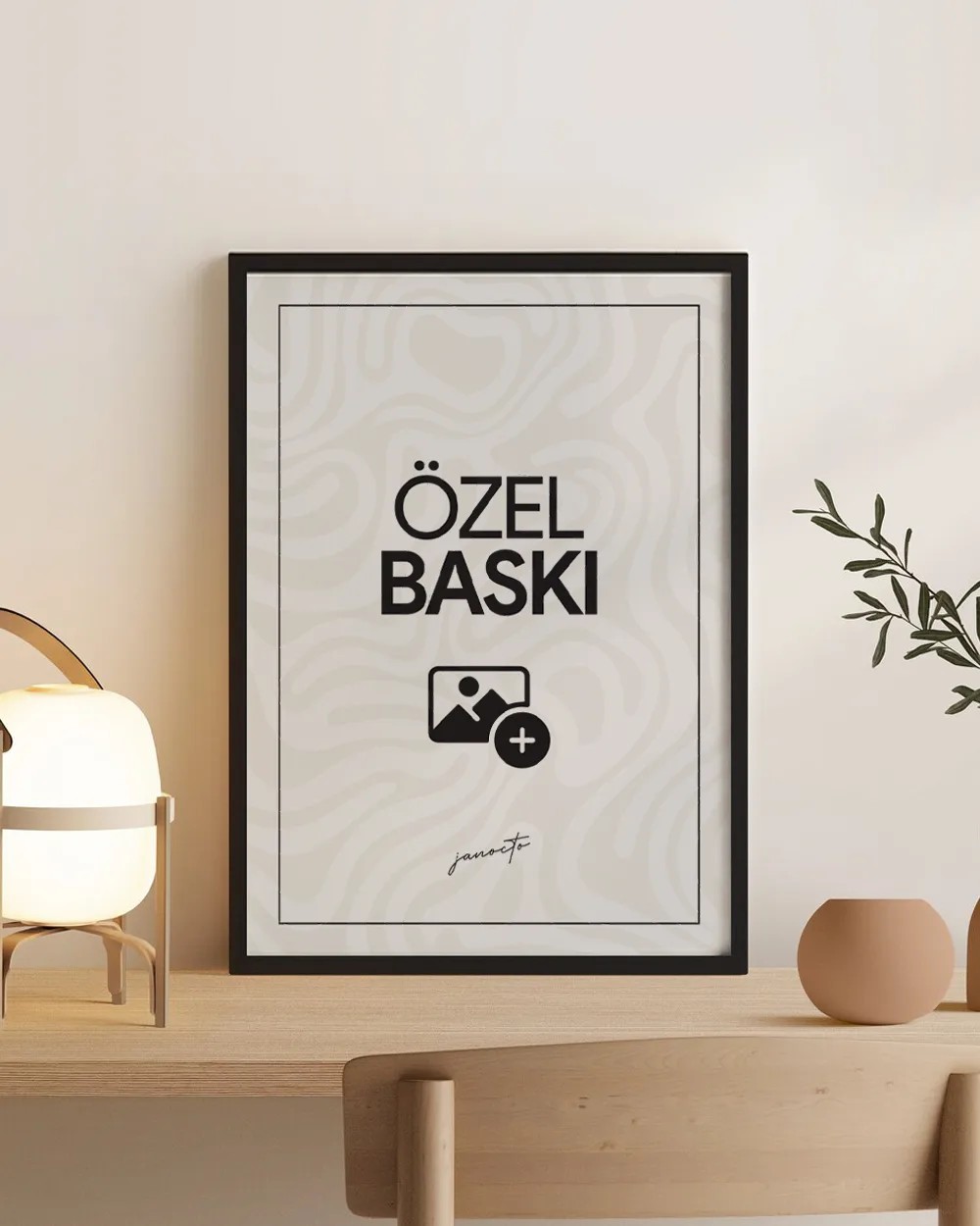 Kendi Posterini Bastır Çerçevesiz Poster