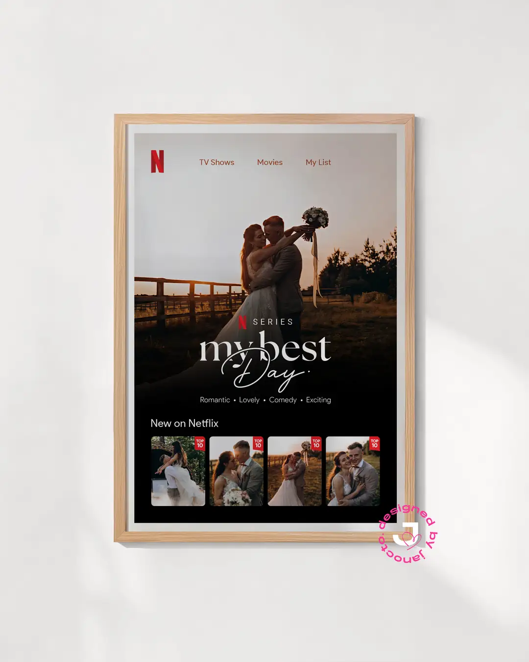 My Best Day | Kişiye Özel Çerçevesiz Poster