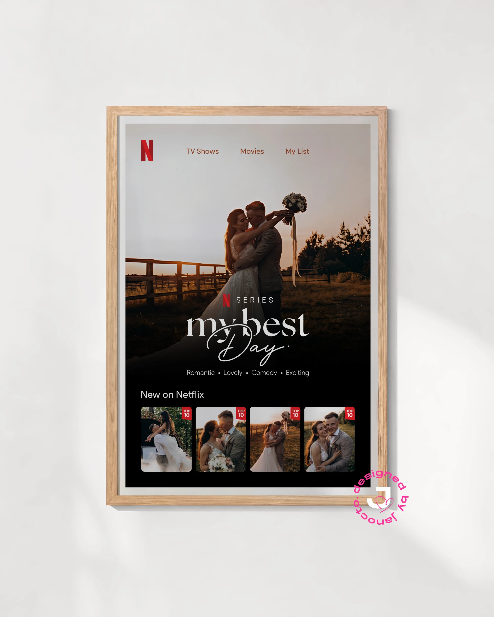 My Best Day | Kişiye Özel Çerçevesiz Poster