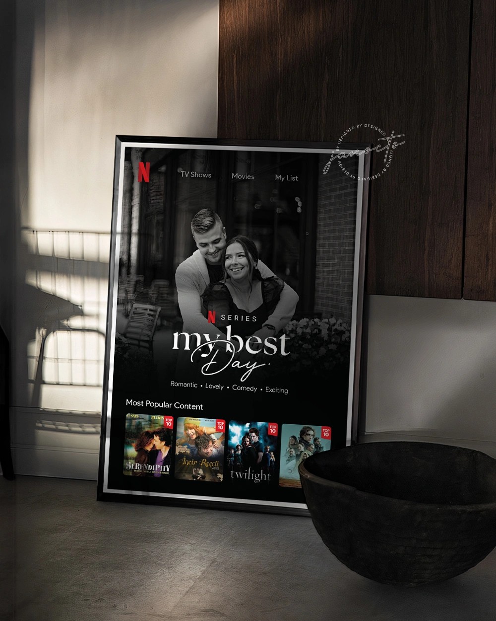 My Best Day | Kişiye Özel Çerçevesiz Poster