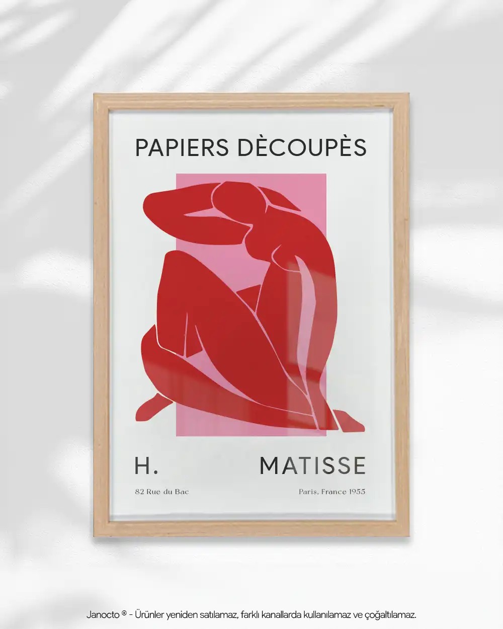 Matisse No:02 Soyut Çerçevesiz Poster