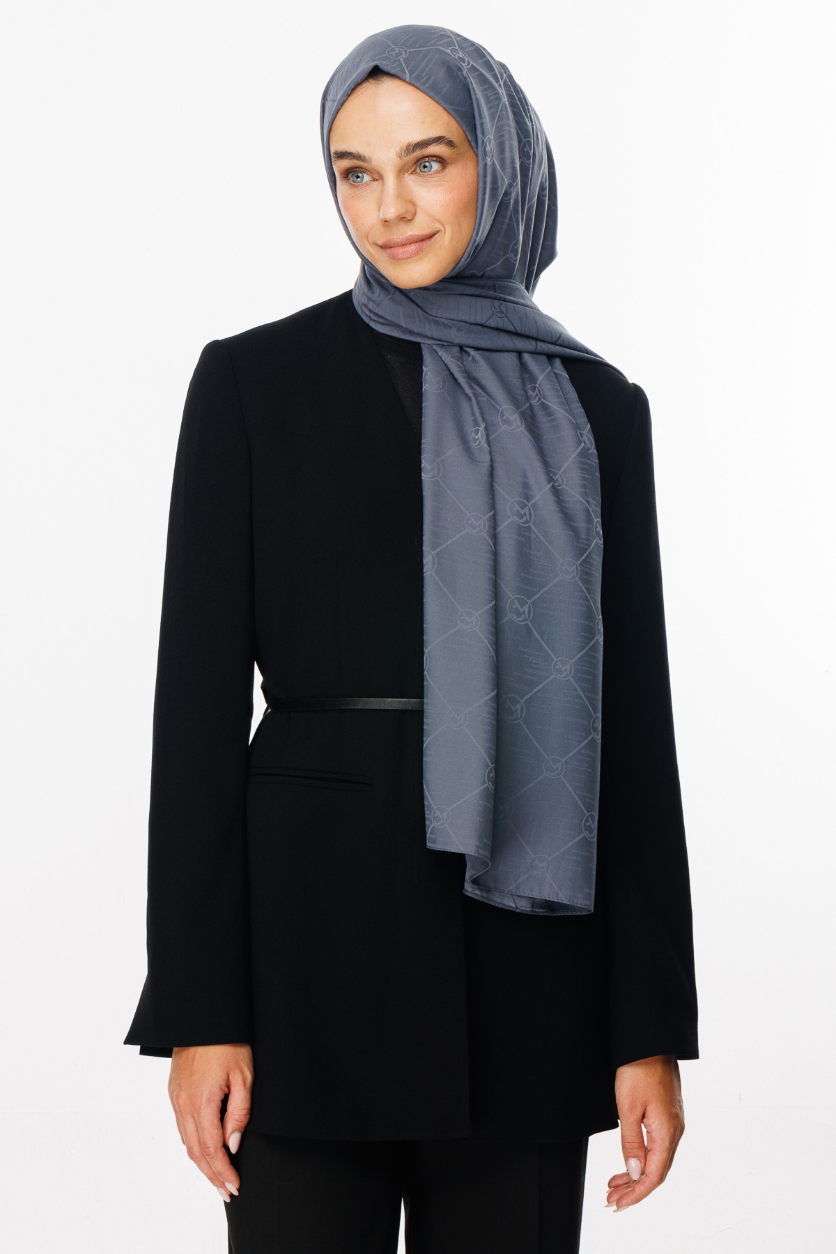 Moon Is Pattern Jacquard Hijab