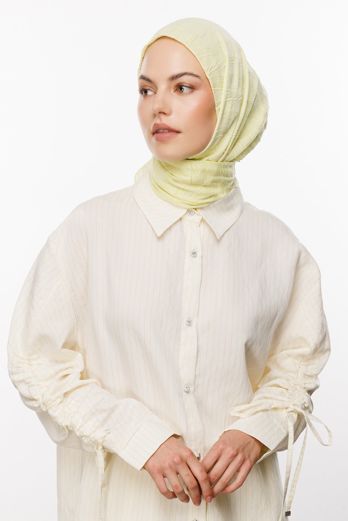 Pleated Bamboo Scarf