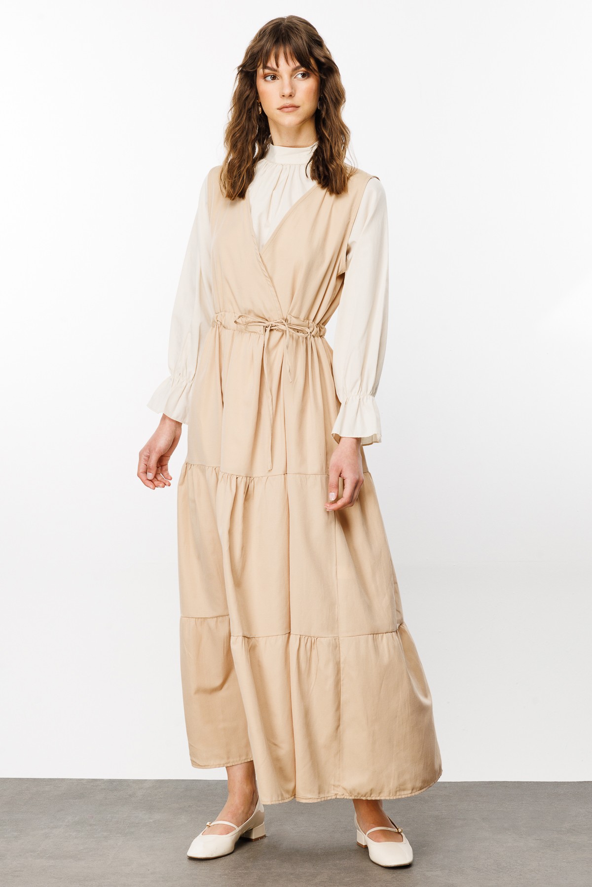 Casual Dress - Beige