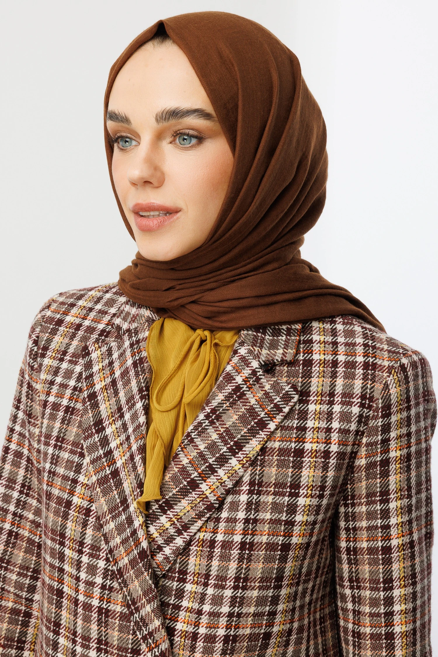 Dubai Shawl - Bitter Coffee