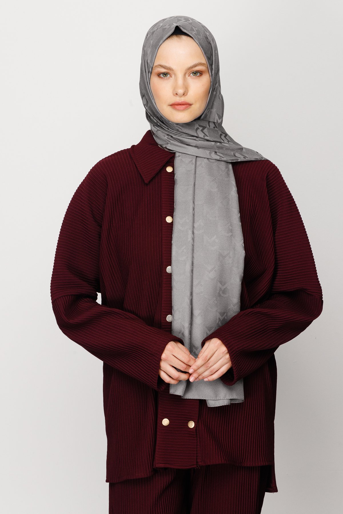 MC Pattern Jacquard Hijab